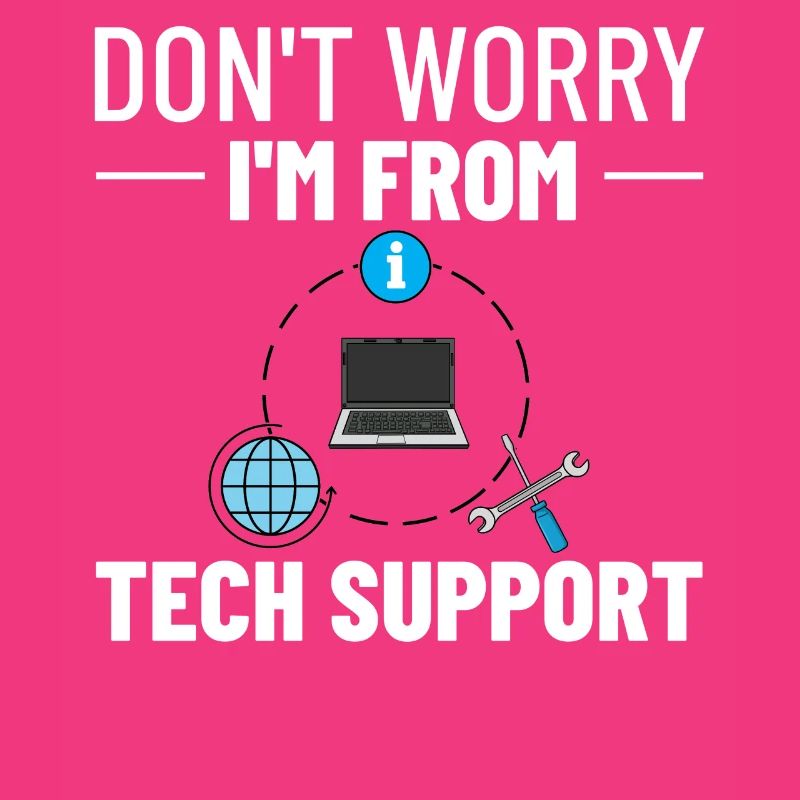 Tech Support IT Technischer Hilfe Helpdesk