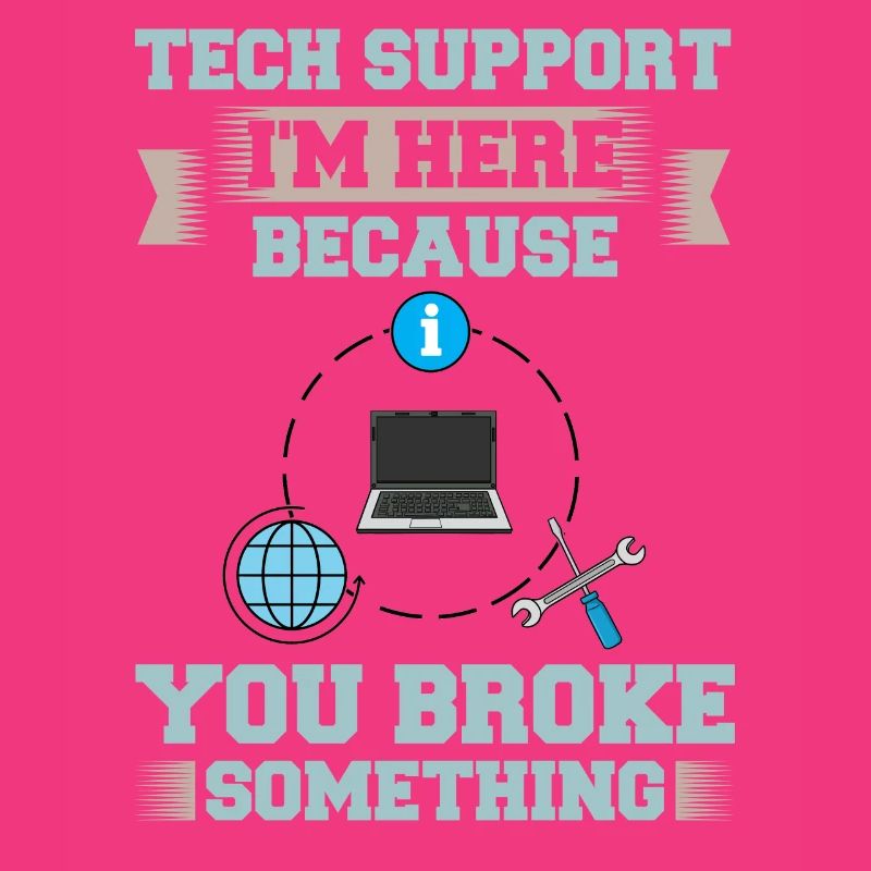 Tech Support IT Technischer Hilfe Helpdesk