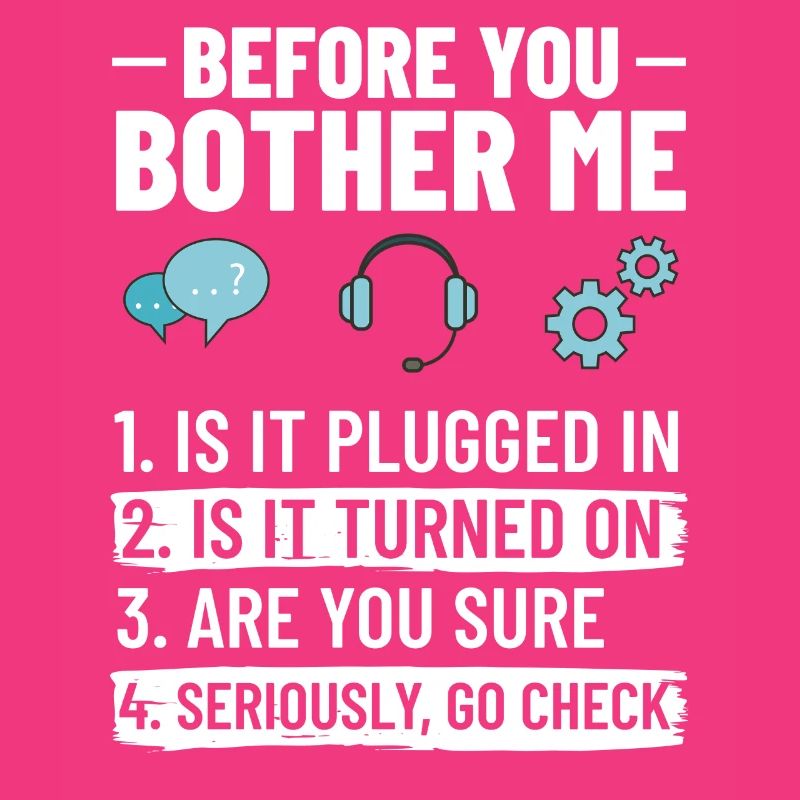 Tech Support IT Technischer Hilfe Helpdesk