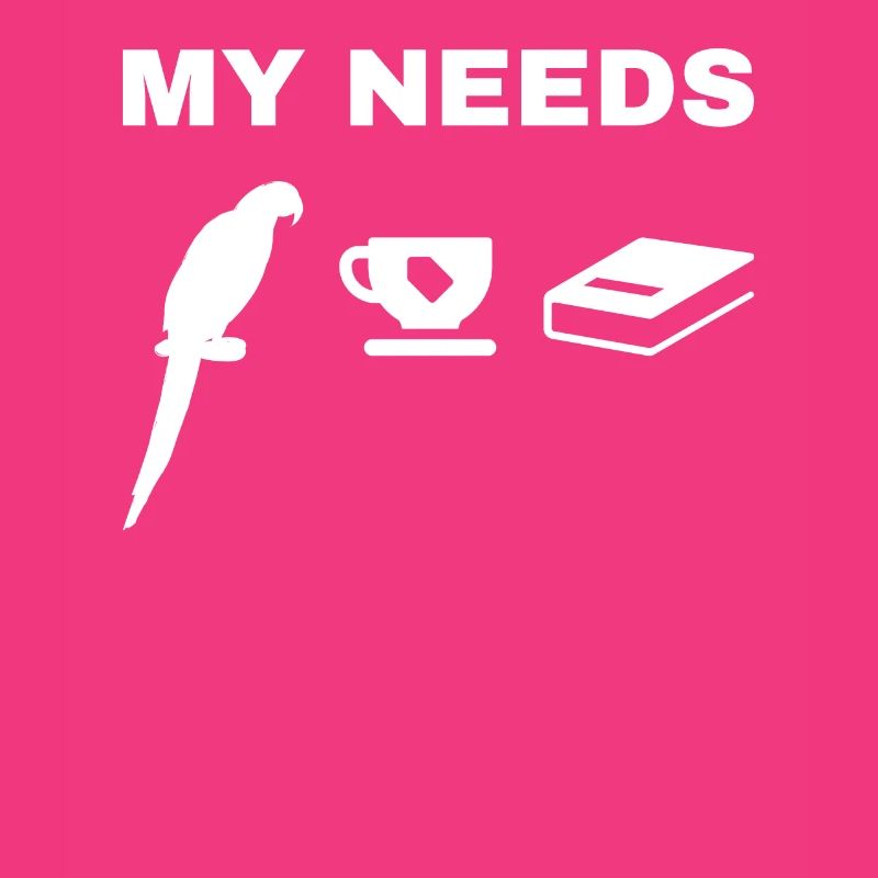 Parrot My Needs Papagei-Vogel-Tee & Buch