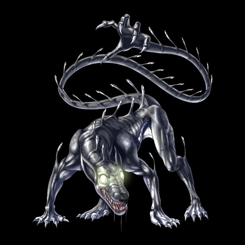 Aztec Mythical Creature Ahuizotl