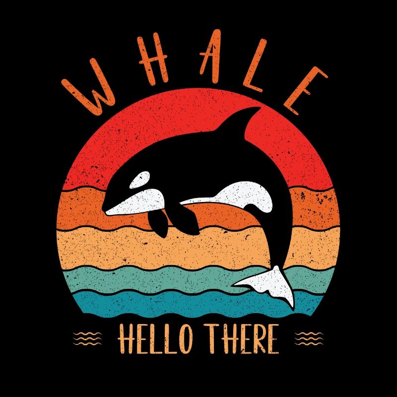 Whale Hello There Orca Marine Biologist
