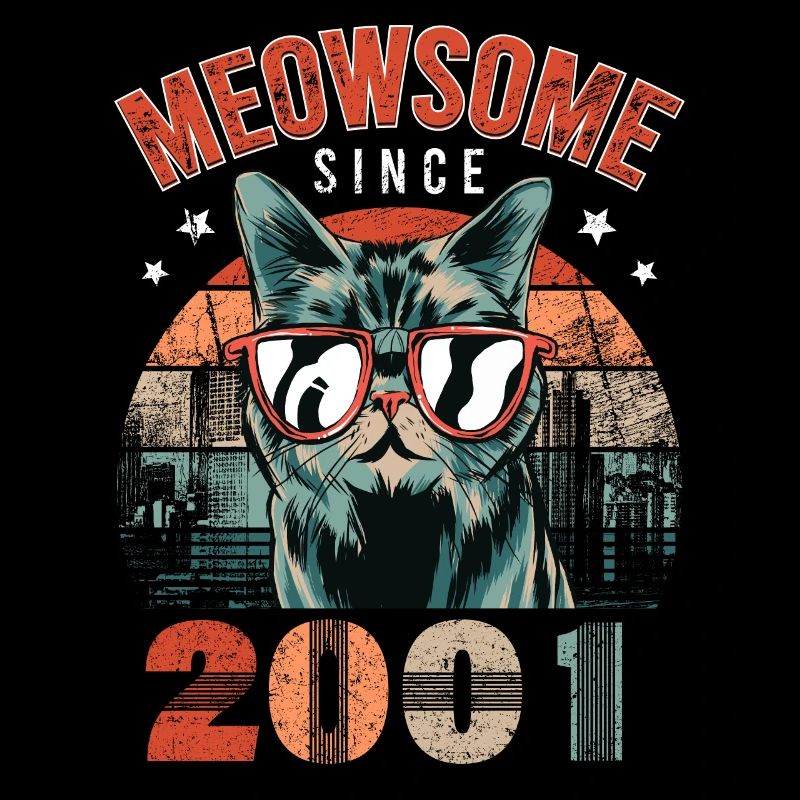 Meowsome 2001 Année de naissance 2001 Anniversaire du chat