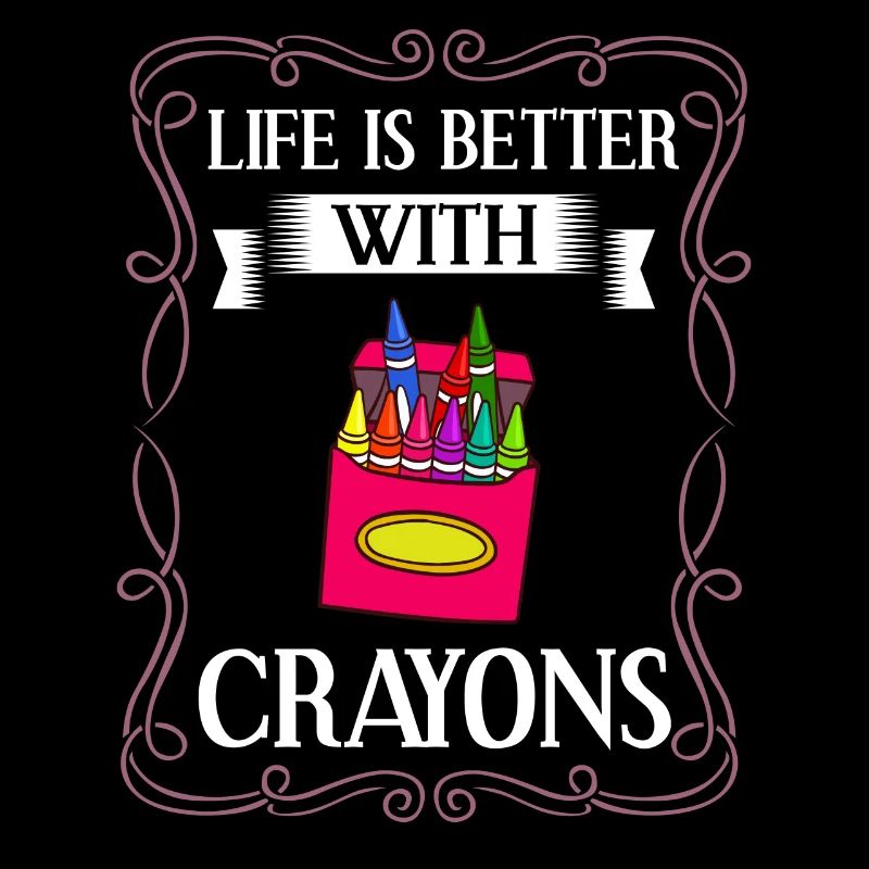 Crayon Box Colored Pencil Wax Case Wax Crayon