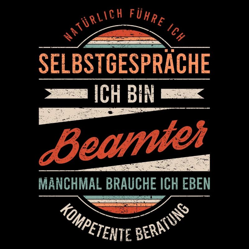 Beamter Arbeitskollege Kollege Geschenk Retro