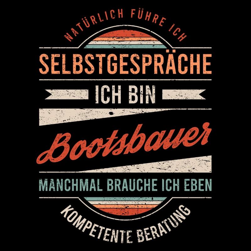 Bootsbauer Arbeitskollege Kollege Geschenk Retro