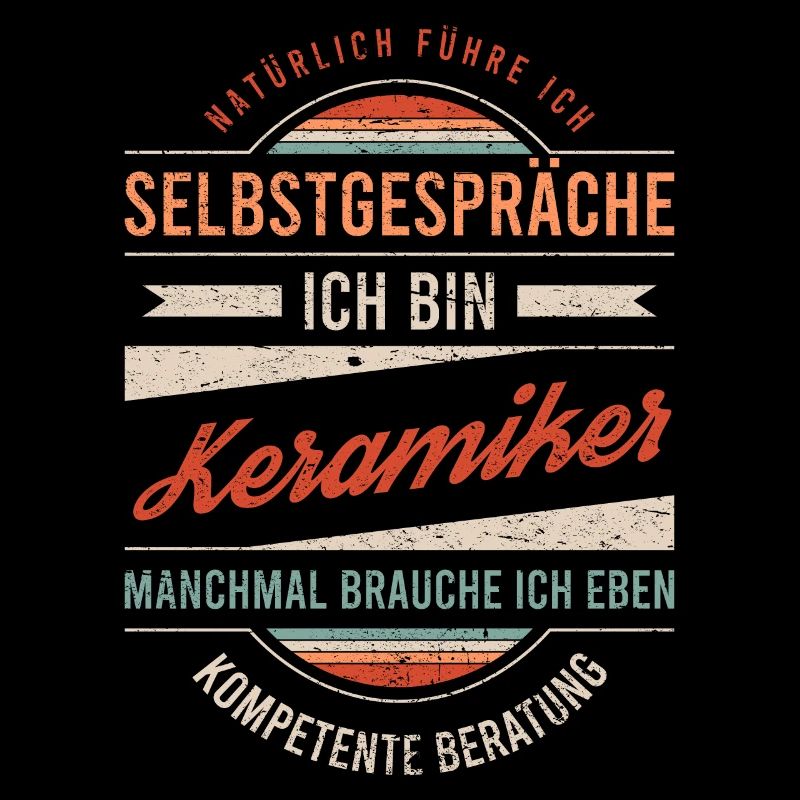 Keramiker Arbeitskollege Kollege Geschenk Retro