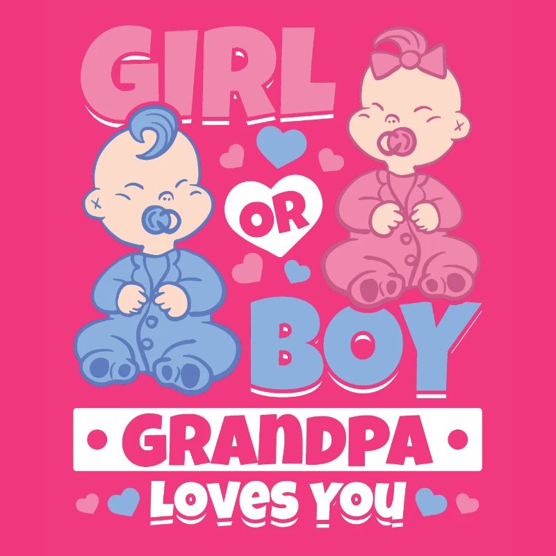 Mädchen oder Junge Opa liebt dich Schwangerschaft
