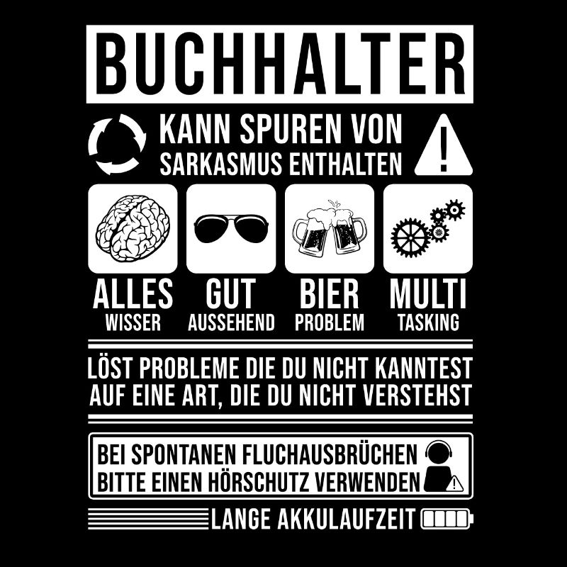 Buchhalter Spruch lustig