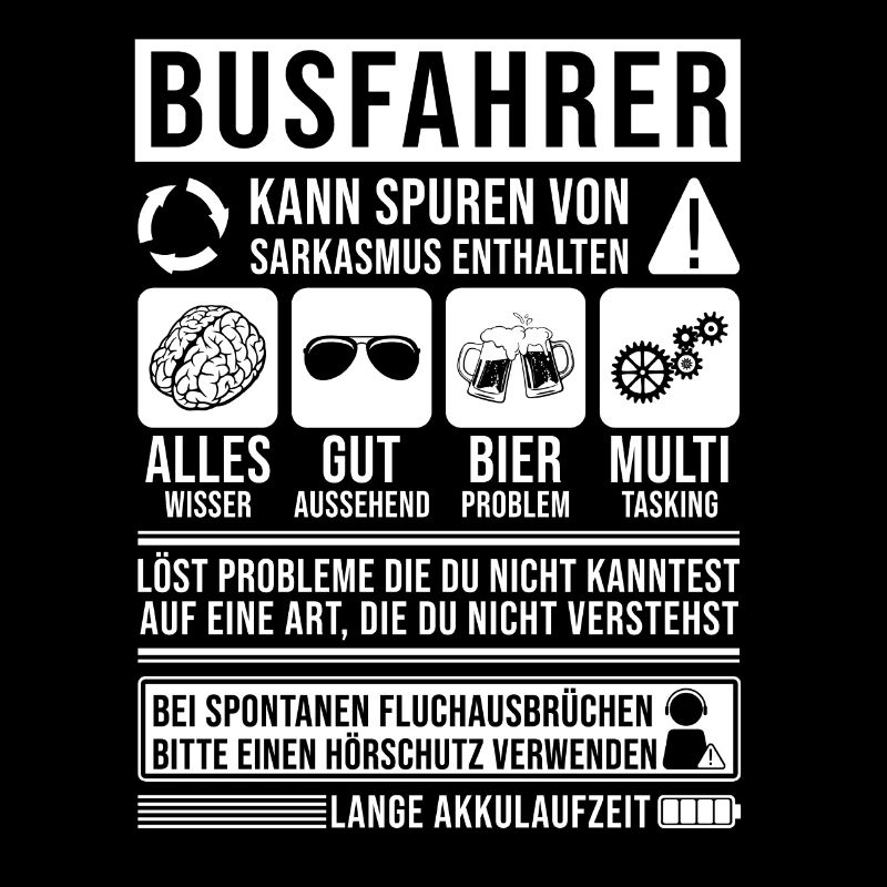 Busfahrer Spruch lustig
