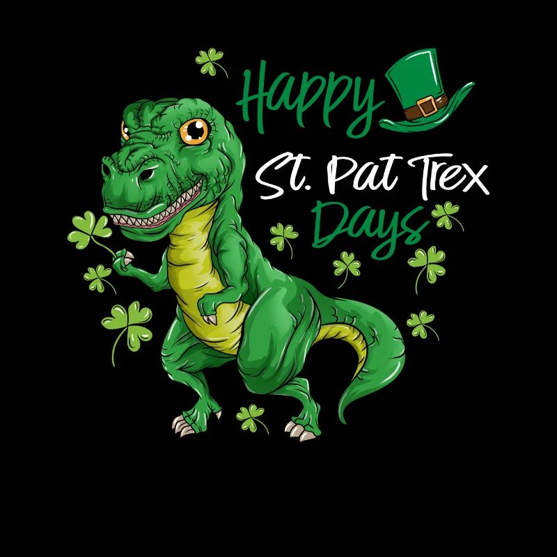 T Rex St.Patrick’s Day Drôle de tenue de vacances