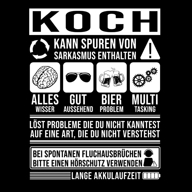 Koch Spruch lustig