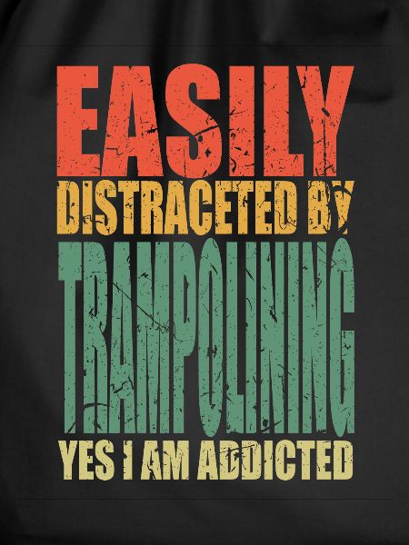 Trampolining saying funny