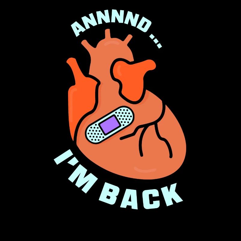 And I'm back there heart attack heart attack