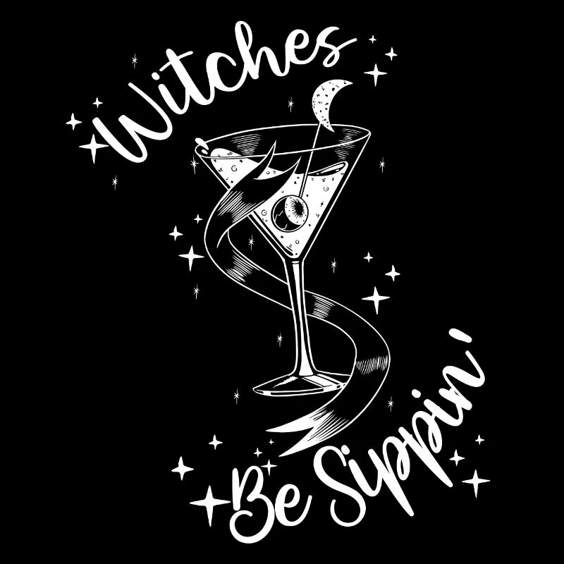 Hexen sind Sippin lustiger Gothic Hexe Goth Drink