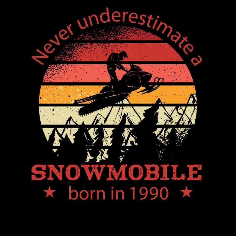 Snowmobile driver born in 1990 Birthday
