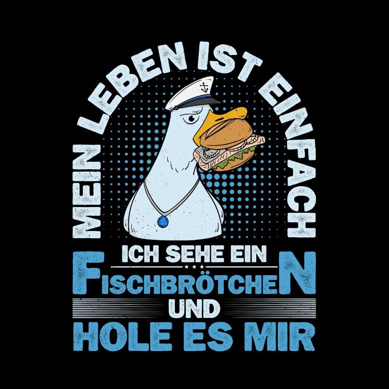 Fischbrötchen Möwe Norddeutsch