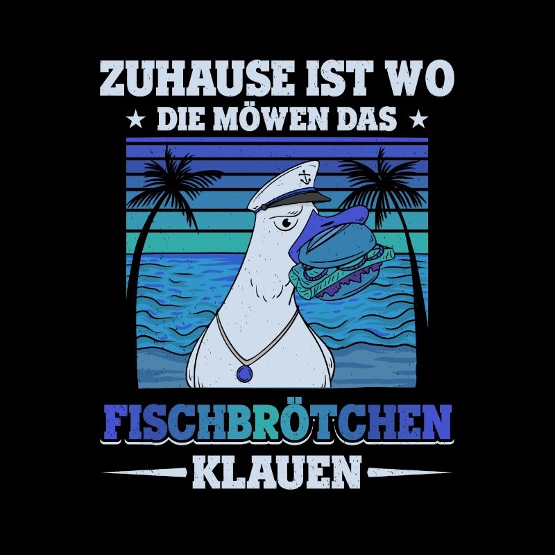 Fischbrötchen Möwe Norddeutsch