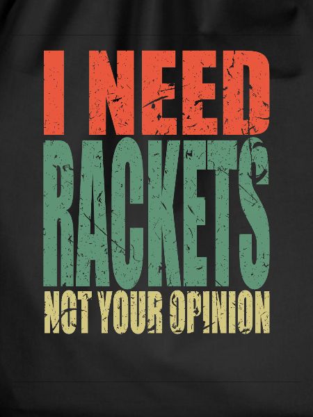 Racket's saying funny