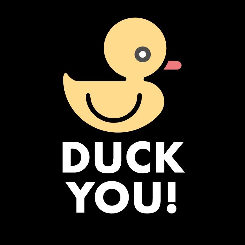 Canard Vous Canard Jeu de Mots Sarcasme Canard Jaune