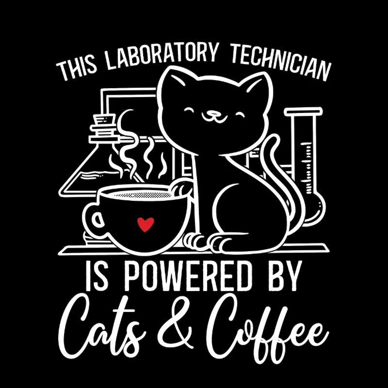 Labortechniker Katze Wissenschaft Kaffee Geschenk