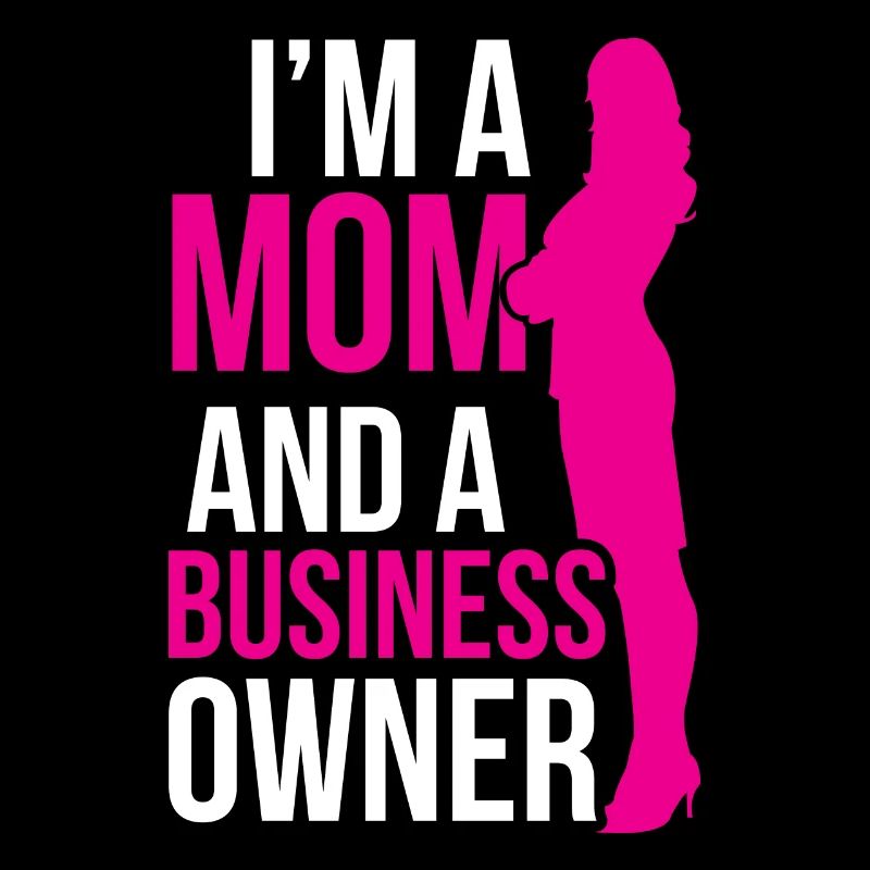 Ich Bin Eine Mutter Und Eine Geschäftsinhaberin