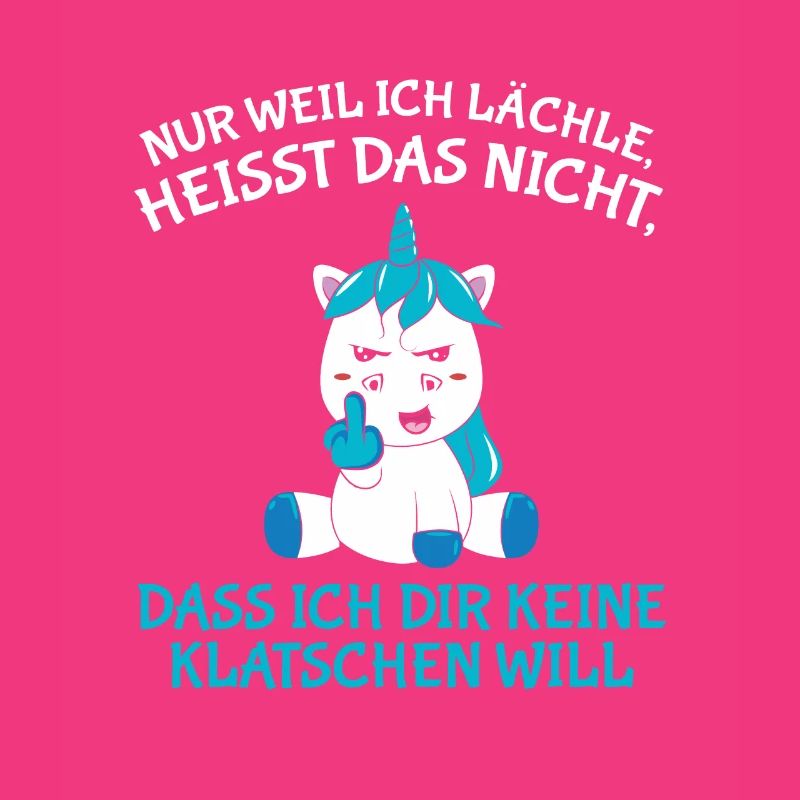 Nur weil ich lächle heißt nicht keine klatschen