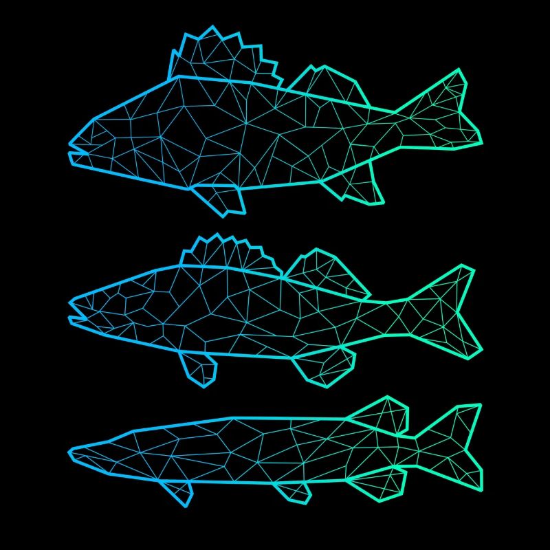 Poisson prédateur Pêche Polygone Perche Brochet