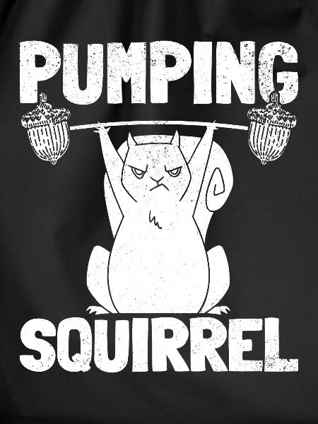 Pumping Squirrel Powerlifting Squirrel
