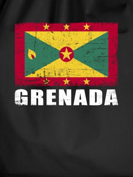 Grenada Flagge Grunge Grenada Fahne