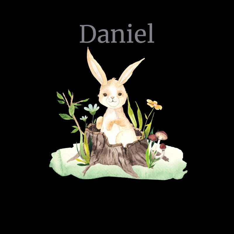 Waldtier Reh Hase Igel Blumen Name Daniel