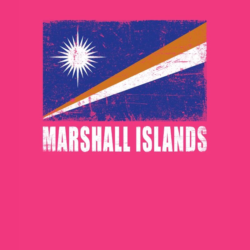 Drapeau des Îles Marshall Grunge Drapeau des Îles Marshall
