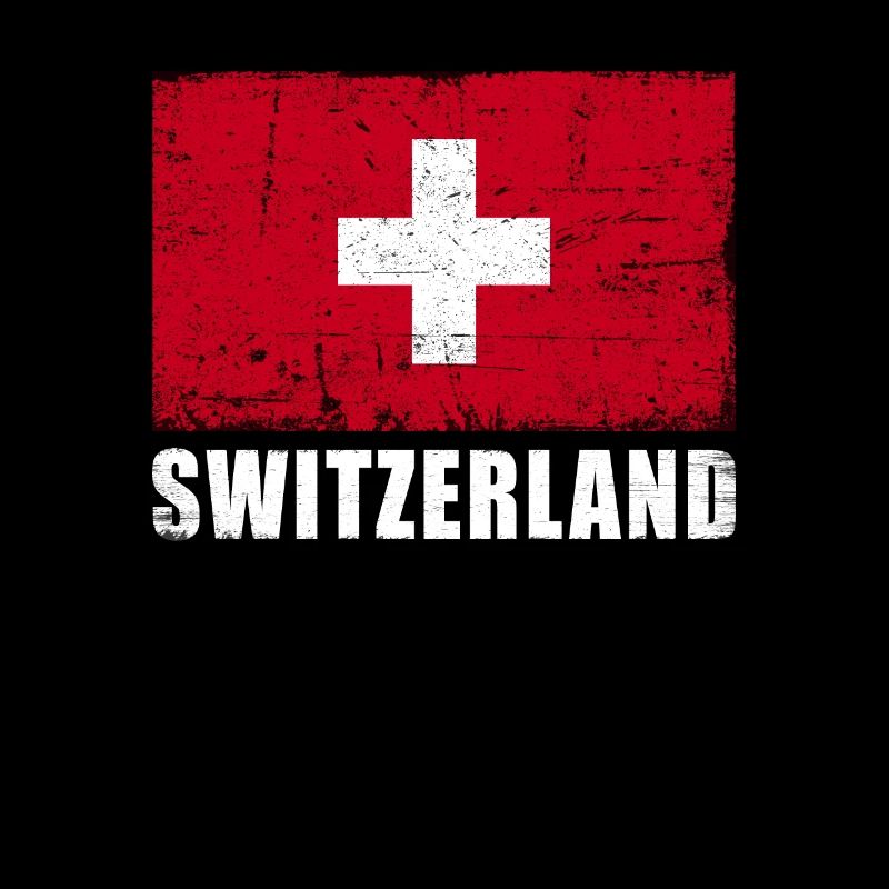 Drapeau suisse Grunge Drapeau suisse