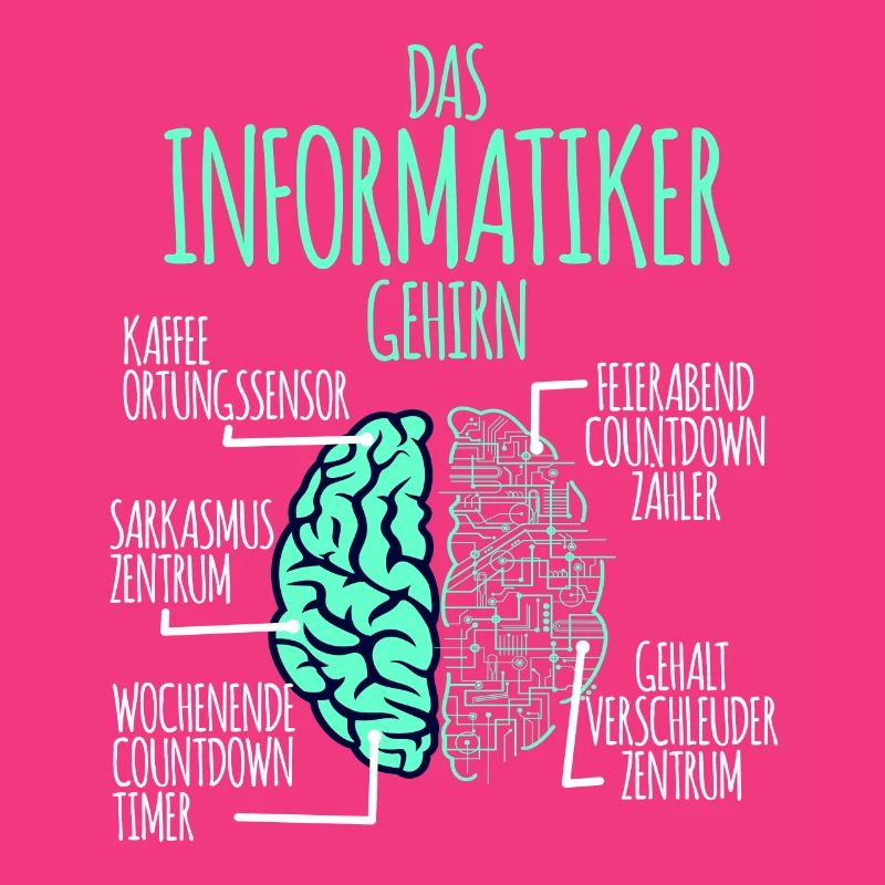 Informatiker Informatik Programmierer Nerd Geek