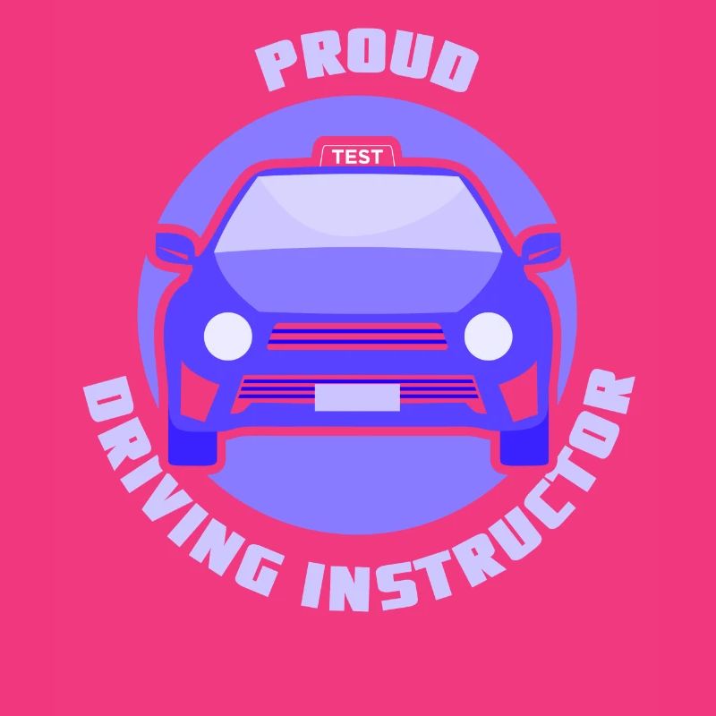 Proud driving instructor Profession Driving school Driving lesson