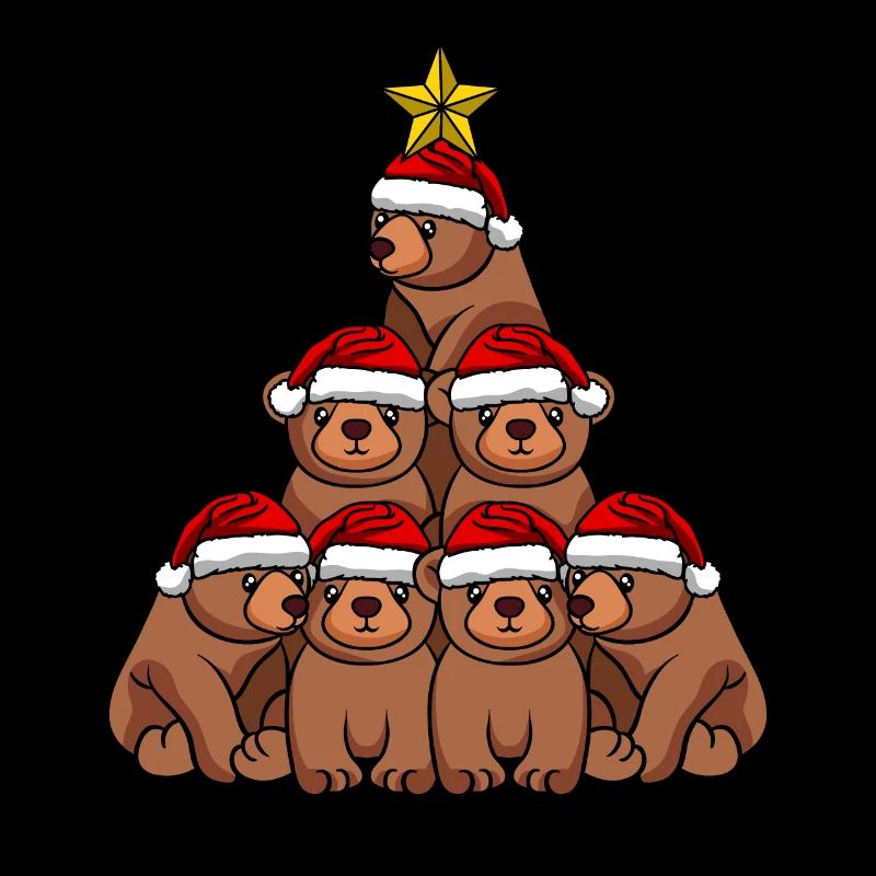 Bear Christmas Tree