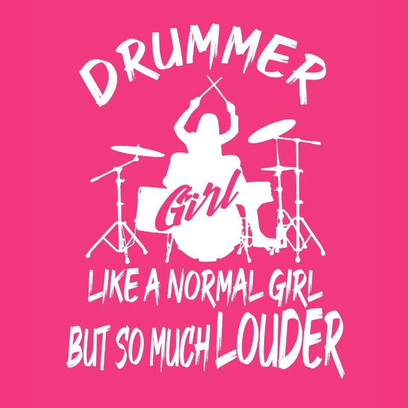 Drummer Girl But So Much Louder Drummers Gift idea