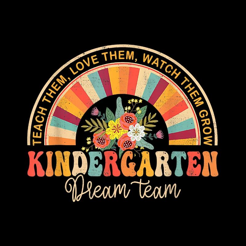 Groovy Hello Kindergarten Vibes Professeur rétro