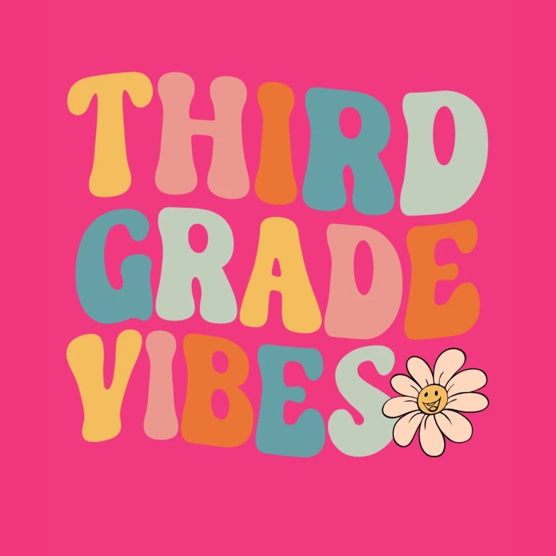 Third Grade Vibes - 3rd Grade Team Retro 1st Day