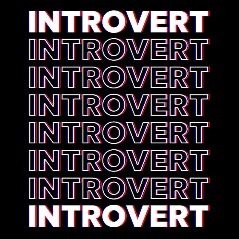 Introvertiert Sarkasmus Introvertierter Schüchtern