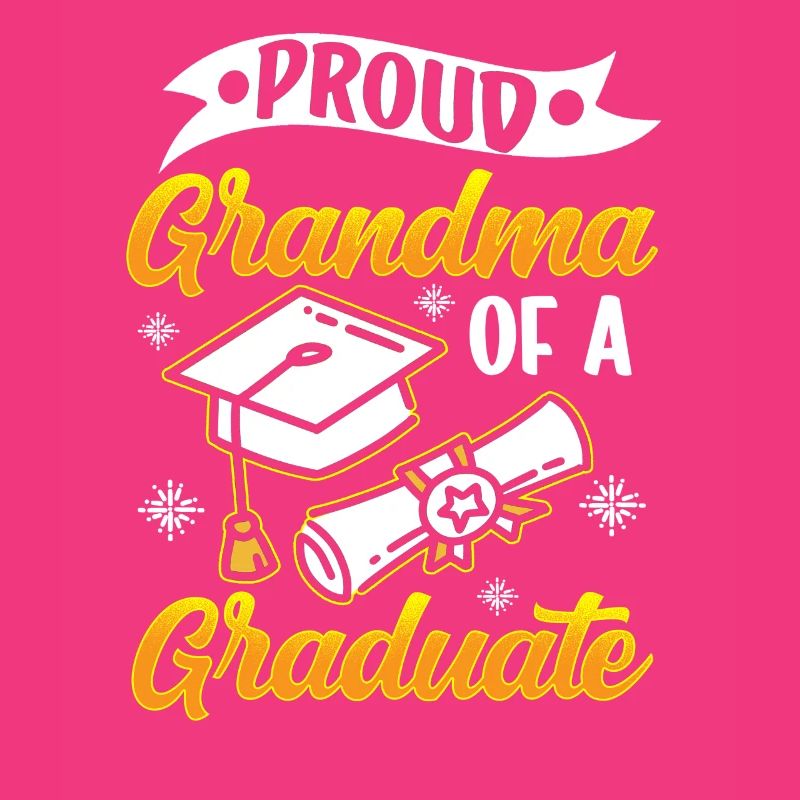Stolze Großmutter Eines Absolventen Absolvent
