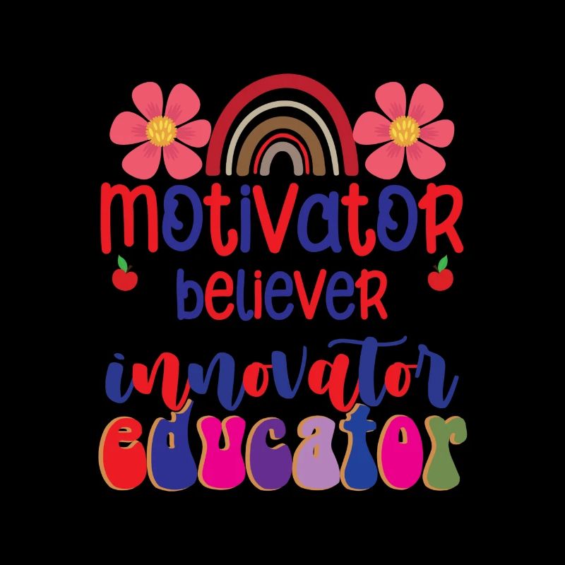 Groovy Retro Believer Motivator Innovator
