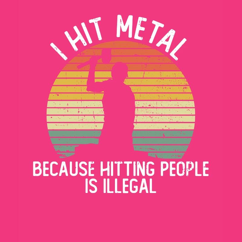 Blacksmith forge anvil metal worker funny saying