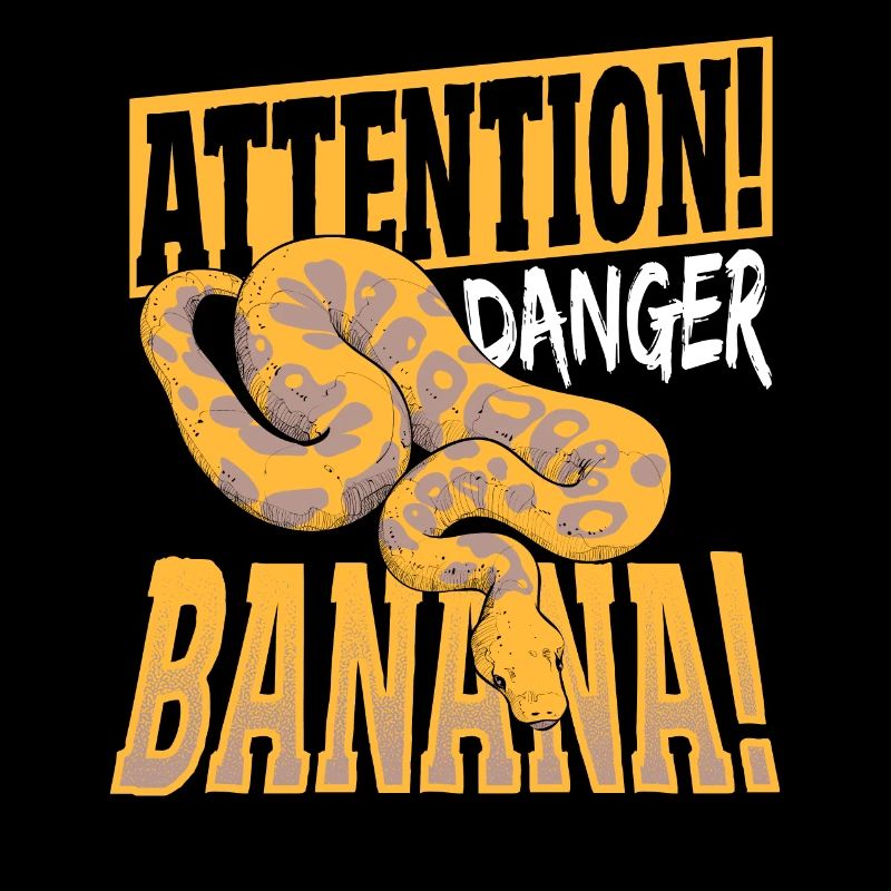 Banana Ball Python Design Für Einen Königlichen