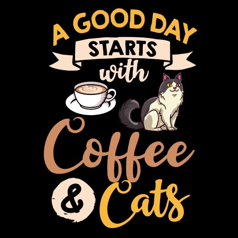 Kaffee Katze Maschine Kätzchen Tasse Bohnen
