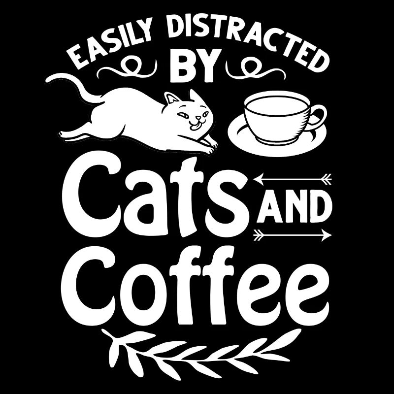 Kaffee Katze Maschine Kätzchen Tasse Bohnen