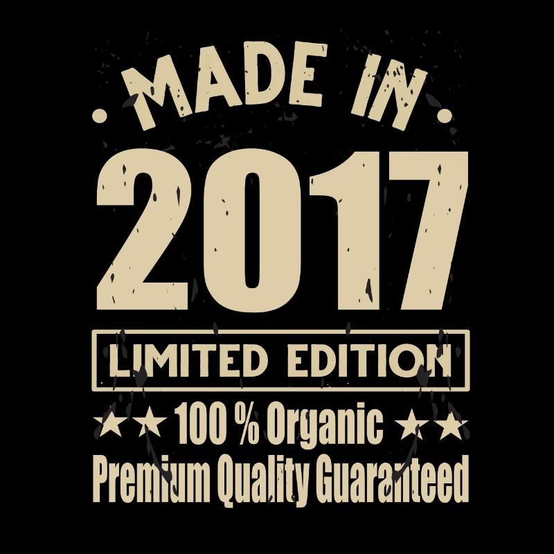 Made in 2017 Vintage Retro Limited Edition