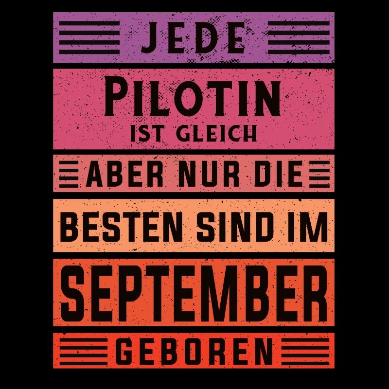 Flugzeug Geburtstag September geboren Pilotin
