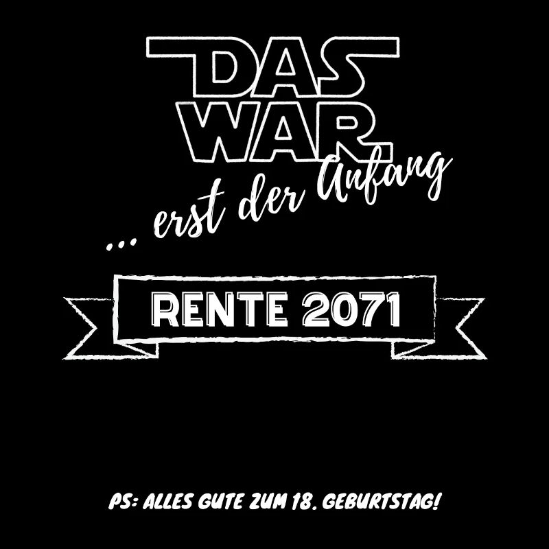 18. Geburtstag | Rente