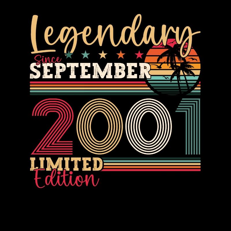 Legendary September 2001 21st Birthday Gift
